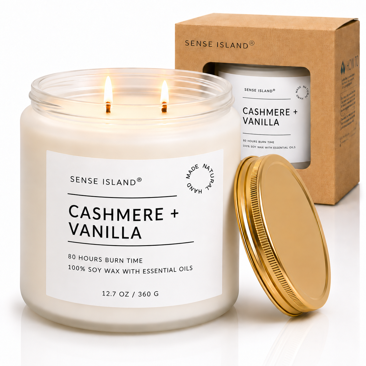 Cashmere Vanilla Large 2-Wick Candle