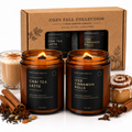 Chai Latte+ Cinnamon Rolls Cozy Fall Candle Gift Pack