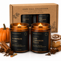 Pumpkin Chai + Cinnamon Rolls Cozy Fall Candle Gift Pack