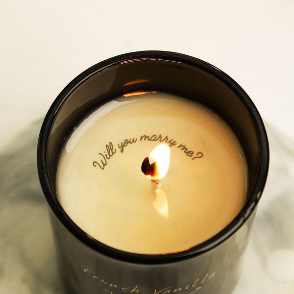 Surprise Hidden Message Candle with Premium Gift Box | Will You Marry Me
