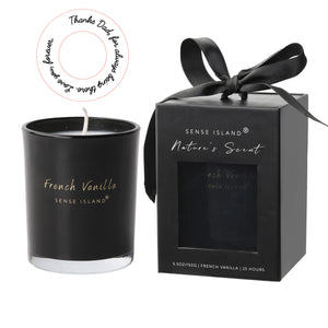 Surprise Hidden Message Candle with Premium Gift Box| Gift for Dad