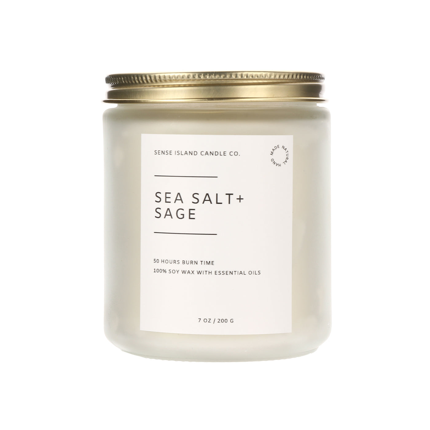 Sea Salt & Sage Scented Candle | 7 Oz. Soy Candle Classic Collection